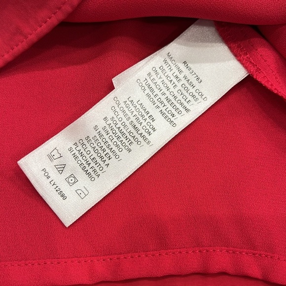 Laundry by Shelli Segal Hot Pink Sheath Dress – Ruffle Detail & Front Zip‎ | 8 - Picture 5 of 12